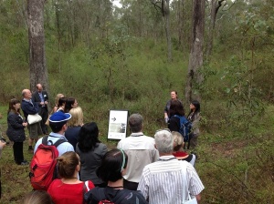 ClimateWatchers at the Mt. Annan ClimateWatch Trail launch on 29 November